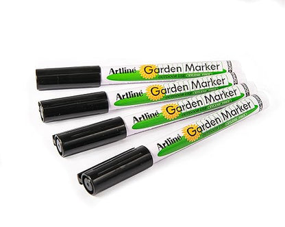 Garden Marker | Water Resistant | Quick Dry Ink Great For Outside Use (4 Markers)