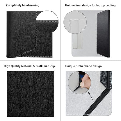 Alapmk Protective Case for 14" Dell Inspiron 14 5425 5420 5430/Inspiron 14 2-in-1 7425 7420/Inspiron 14 Plus 7420 & Asus Vivobook S 14 OLED K3402/M3402[Not fit Inspiron 14 5410 5418],Black