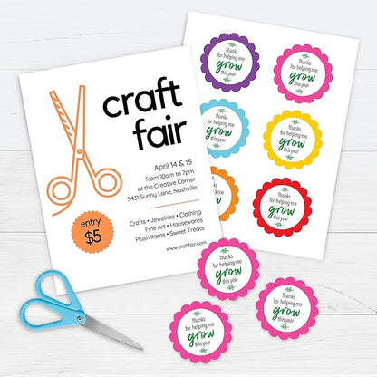 Printworks White Cardstock, 67 lb, 96 Bright, FSC Certified, (5 pack bundle) 500 Sheets, 8.5 x 11 Inch (00540C)