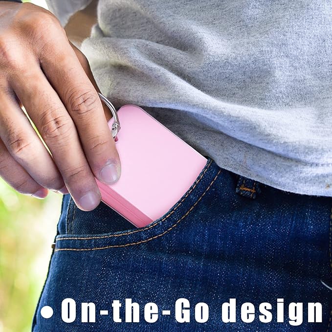 Koogel 250PCS Index Cards with Ring, Colored Study Cards Waterproof Covers 2.2 x 3.5 Inch Blank Notecards Flash Cards for School Learning Memory Office Recipe Game Cards