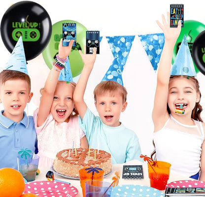 Containlol 24 Pcs Gaming Mini Notepads, Video Game Birthday Party Favors Supplies Gaming Party Notebooks Gamer Prize Gifts Teacher Classroom Supplies Mini Notepad Pack for Girl Boy Video Game Birthday