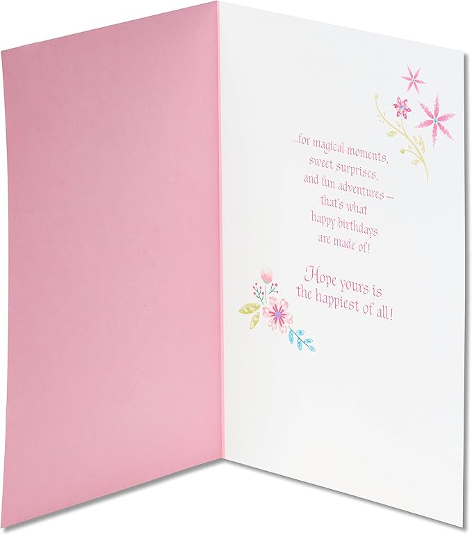 American Greetings Birthday Card for Kids (Frozen, Queen Elsa)