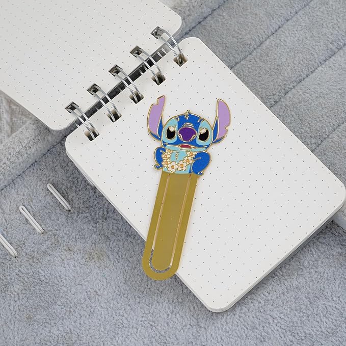 5PCS Metal Book Markers Cute Cartoon Bookmarks Page Markers Set Page Clips Book Marks Gift for Students Teachers School Home Office Supplies (BM-Sdz A)