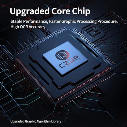 CZUR ET24 Pro Professional Book Scanner, 24MP Document Camera, 3rd Gen Auto-Flatten & Deskew Tech, A3 Document Scanner, 180+ Languages OCR, Support HDMI, for Windows/MacOS/Linux