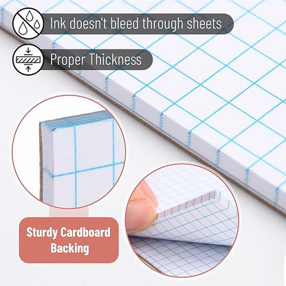 Mr. Pen- Graph Paper, 2 Pack of 22 Sheets, 17"x11", 5x5 (5 Squares per inch), Graphing Paper, Grid Paper Pad, Math Graph Paper Pad, Drafting Paper, Computation Pads, Large Graph Paper
