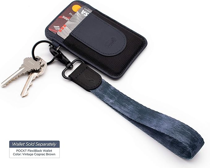 POCKT Lanyard for Keys Wristlet Strap Key Chain Holder for Men and Women - Cool Hand Wrist Lanyards for Keys and Wallets