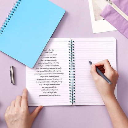 Ymomode Spiral Notebook - Lined Journal Notebooks, 8.3'' x 6'', Classic Notebook with Thick Paper