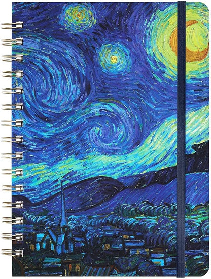 Ruled Journal/Notebook - Lined Journal with Premium Thick Paper, College Notebook/Journal, 8.5" X 6" with Exquisite Inner Pocket, Strong Twin-Wire Binding, Waterproof Hardcover for Home, School