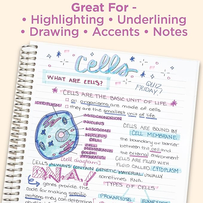Zebra Pen Mildliner Double Ended Highlighter Set, Broad and Fine Point Tips, Assorted Refresh and Friendly Ink Colors, 10-Pack (78501)