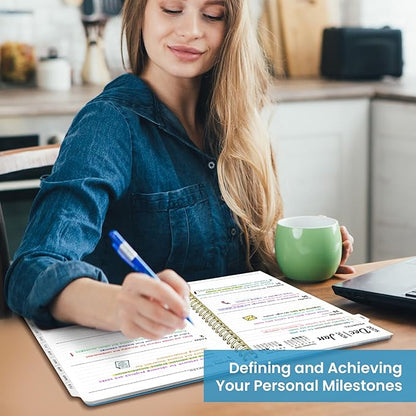 2026 Planner, Weekly and Monthly Planner for Women, January 2026 to December 2026, Pretty Hardcover 2026 Calendar Planner Book with Tabs, Inner Pocket, Spiral Bound, Perfect Office Home School Supplies - 8.5" x 11", Summer Valley