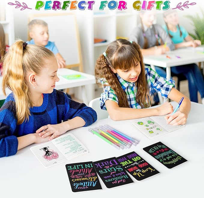 60 Pcs Mini Inspirational Notebooks Bulk with 60 Pcs Colorful Pens, Small Pocket Journal Notepads Set,Motivational Bulk Gifts for Women Men Teacher Student Kids,Fun School Office Supplies,3.5"x5.5"