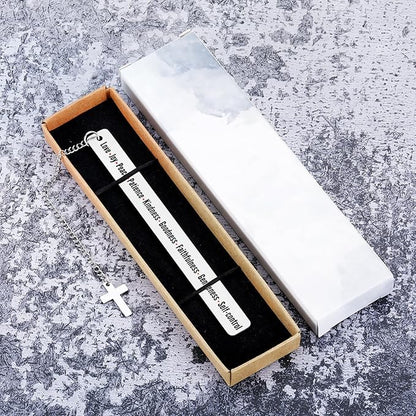 Bible Verse White Elephant Gifts Christian Jesus Spiritual Gifts for Women Sister Baptism Confirmation Gifts for Teen Girls Boys Christian Bible Accessories Bookmark Gifts for Her Religious