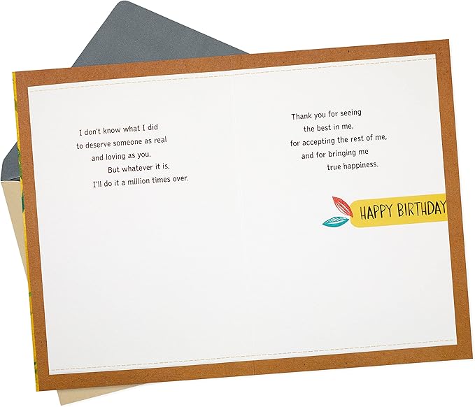 Hallmark Birthday Card for Husband or Boyfriend (A Gift Every Day)