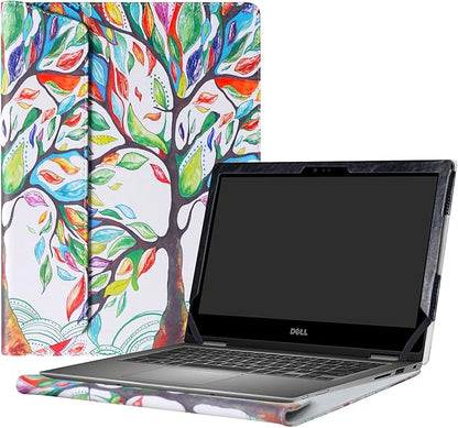 Alapmk Protective Case Cover for 13.3" Dell Inspiron 13 2-in-1 5378 5368 5379 i5378 i5368 i5379 & Latitude 13 2-in-1 3390 Laptop (Warning:Only fit Model 5378 5368 5379),Love Tree