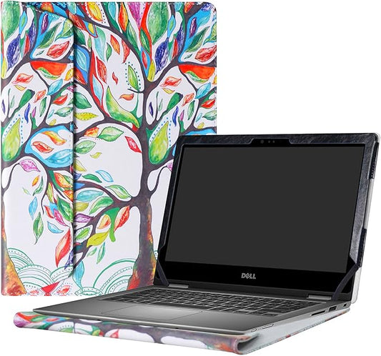 Alapmk Protective Case Cover for 13.3" Dell Inspiron 13 2-in-1 5378 5368 5379 i5378 i5368 i5379 & Latitude 13 2-in-1 3390 Laptop (Warning:Only fit Model 5378 5368 5379),Love Tree