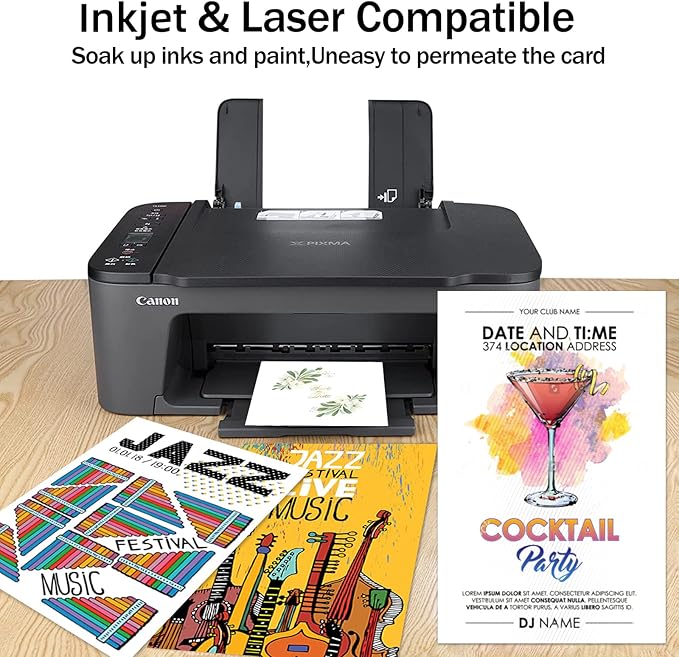 100 Sheets White Blank Cover Stock 11x17 Thick Card Stock, Goefun 80lb Heavyweight Legal Size Printer Paper For Arts and Crafts, Flyers, Menus, Posters