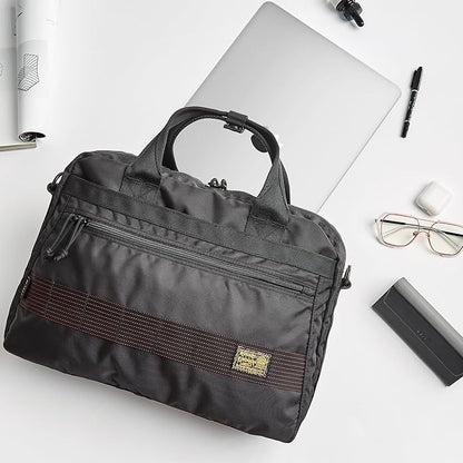 Rough Enough 16 Inch Laptop Bag Tablet Carrying Case Briefcase for Travel Business with Accessory Pocket Shoulder Handle Cordura Black