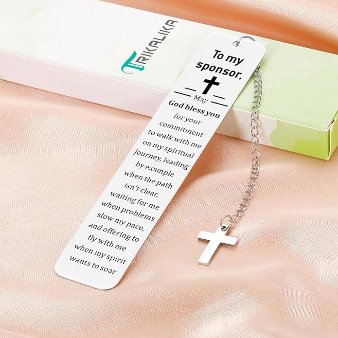Bible Bookmark, Confirmation Sponsor Gifts, Baptism Gifts for Boys Girls Religious for Women Confirmation Sponsor Gifts for Women Confirmation Gifts for Teenage Boys Girls Sponsor Appreciation