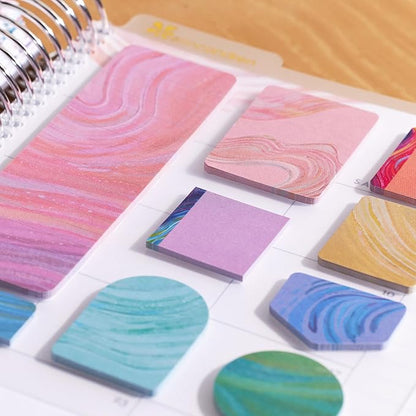 Erin Condren Universal Snap-in Stylized Sticky Notes - Evolve | 9 Pads, 20 Sheets Each, 180 Sticky Notes Total