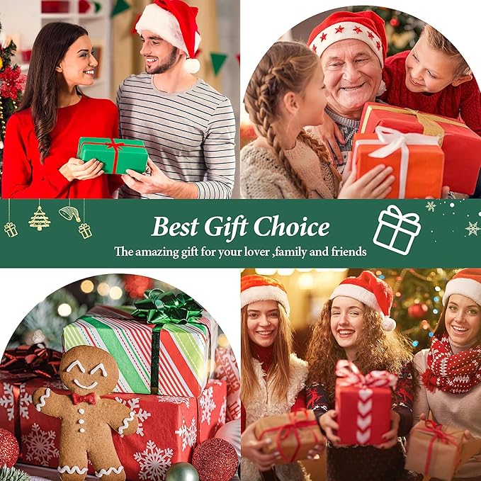 16 Pieces Christmas Sticky Notes Christmas Design Self-Adhesive Note Pads Christmas Sticky Memo Notes for School Office Home Supplies Students Teachers Present