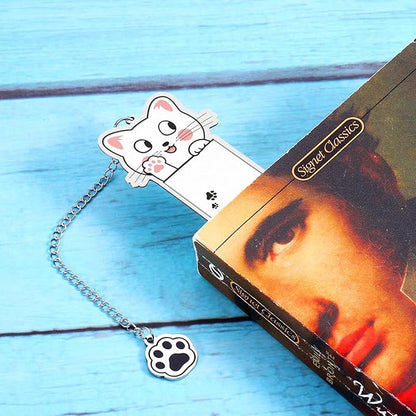 Cat Lover Gifts for Women Cute, Book Accessories, Cat Bookmark, Gag Christmas Gifts for Coworkers, Cat Mom Gifts, Cat Gifts f or Cat Lovers, Girls Stocking Stuffers, Bookish Items