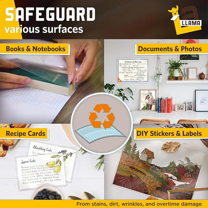 Clear Matte Contact Paper - Multipurpose 18” x 5ft - Matte Self Adhesive Roll