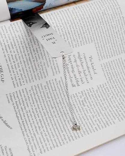 Black Cat Bookmark Gifts for Women, Book Markers for Reading Women Teens, Cat Bookmark Box Gifts for Cat Lovers, Cat Lover Female Friends Birthday Gifts Book Club Reading Gifts