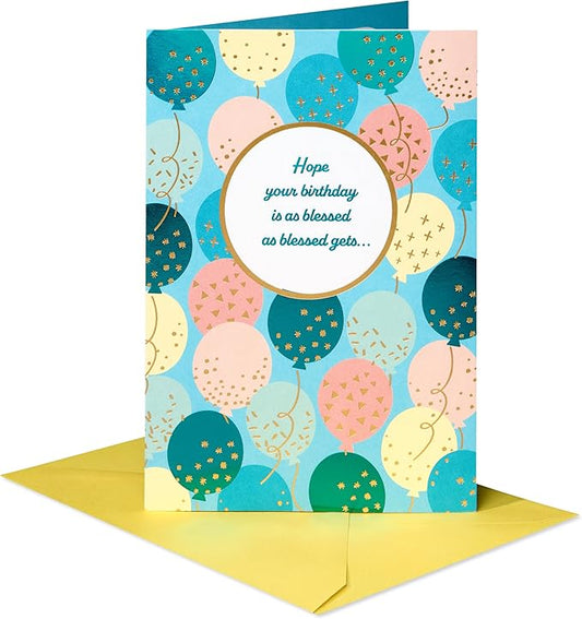 American Greetings Religious Birthday Card (Plus One)