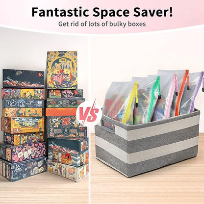 Umriox Mesh Zipper Pouch Puzzle Bags, 13.0x9.0 in (12 Colors, 12 Packs), Letter Size A4 Size Zipper Bags for Office Supplies Travel Accessories