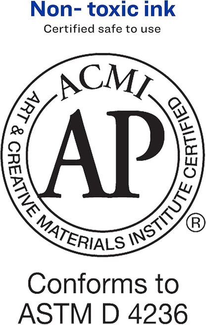 AVERY Hi-Liter Pen-Style Highlighters, Smear Safe Ink, Chisel Tip, 4 Assorted Color Highlighters (23545)