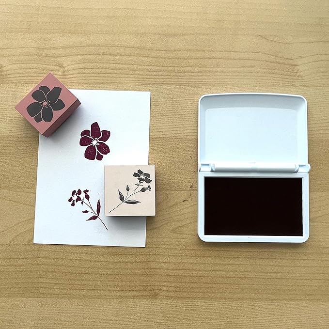 COLOP Make Series, Ink Stamp Pads, with Non-Toxic Premium Ink, Water-Based Acid-Free (Cozy Red, Make 2-2-3/4" x 4-1/4")