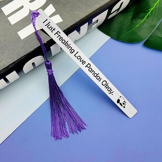 Panda Bookmark Panda Lover Gift Bookmark Book Lover Gift Animal Lover Gift for Girls Gift for Panda Lover Panda Theme Bookmark Christmas Graduation Birthday Gift for Panda Lover Daughter
