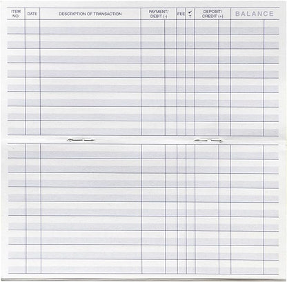 Checkbook Registers for Personal Checkbook, Transactions Ledgers, Pack of 10, 2024-2025-2026
