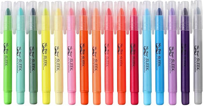Mr. Pen Gel Highlighters Assorted Colors - 16 Pcs (8 Pastel & 8 Vibrant), No Bleed Bible Highlighters