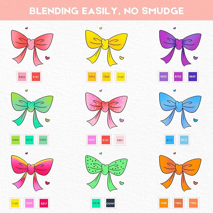 Caliart Markers, 168 Colors Dual Tip Art Markers Sketch Pens, Easter Basket Stuffers for Kids Teens Toddler, Permanent Alcohol Based Markers for Adult Book Eggs Decorations Gift Drawing Supplies Kit