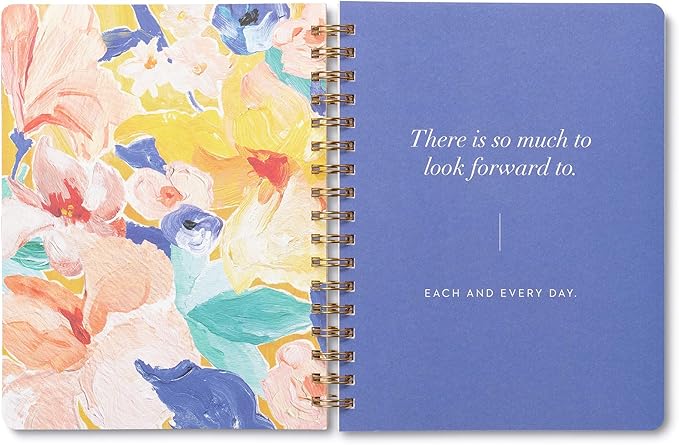 Compendium Spiral Notebook - Life Is Beautiful — A Designer Spiral Notebook with 192 Lined Pages, College Ruled, 7.5”W x 9.25”H