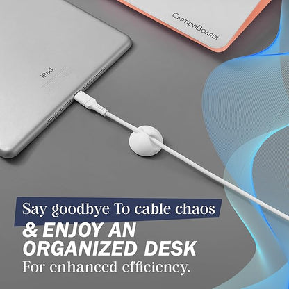 15-Inch Desktop Whiteboard - Glass Dry Erase Board for Desk Whiteboard with Stand with 3 Markers, Spray Bottle, 3 Cable Holders & Storage Box Work from Home Office Gadgets, Peach