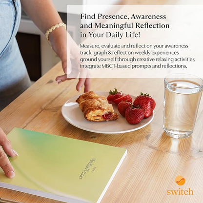 Switch Research Mindful Planner (Awareness) - Evidence-Based Life Organizer - 31-Day Goal Planner to Develop Presence & Mindful Awareness - Daily Planner With Prompts