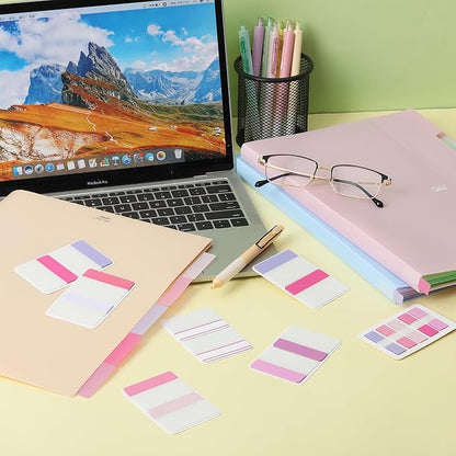 Mr. Pen- Sticky Index Tabs, 500 Pcs, 21 Sets, Colorful Sticky Tabs for Notebooks, Page Markers, Page Tabs for Binders, Page Tabs Sticky Tabs for Books, Notebook Tabs, Book Sticky Tabs for Notebooks