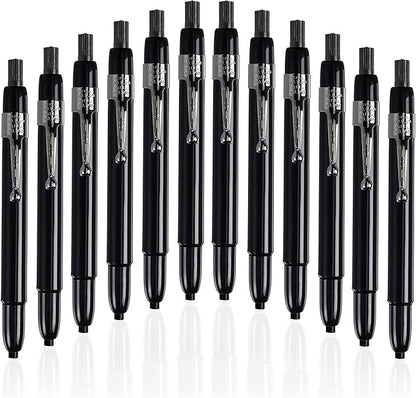 Listo 1620 - Box of 12 - BLACK COLOR - China Markers/Grease Pencils/China Marking/Pencils/Wax Pencils - Made in USA
