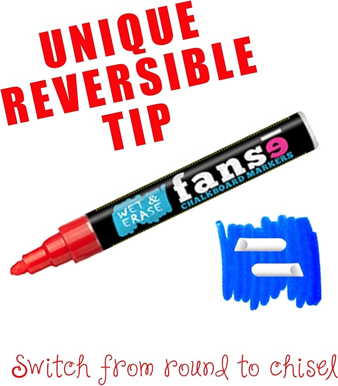 Fanse Monthly Magnetic Calendar for Refrigerator and Marker Set 18" x 14", Magnetic Fridge Calendar, Monthly Planner Blackboard Organizer Agenda Memo for Home, Grocery, Kitchen, Classroom, Dorm Room