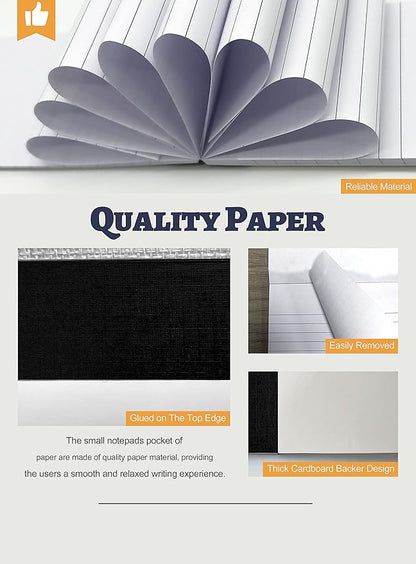 20 Pack Small Notepads Refills Memo Pads 3 x 5 Inch Lined Writing Note Pads with 30 Sheets Note Pad Paper in Each Pad Mini Pocket Notebook Refills for Taking Notes and Reminders Organization Planning