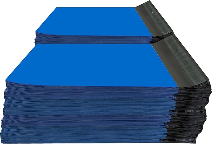 Colored Poly Mailers Pack of: Be creative with your packaging with Colored mailers (Blue, 7.5" x 10.5" pack of 1000)