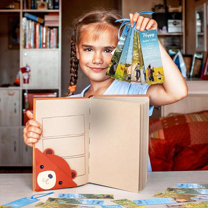 60 Pcs Religious Father's Day Bookmark Malachi 4: 6 Bookmarks VBS Exchange Gifts for Kids Adult Church School Classroom Prizes Party Favors