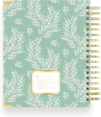 Day Designer 2025 Daily Planner – Premium Planner for Stylish Organization. Combines Monthly Calendar, Hourly Schedule, To-Do List, Gratitude, Goal Setting, Inspirational Quotes, Stickers & More. Elegant laminated Cover with Gold Accents (Graceful)