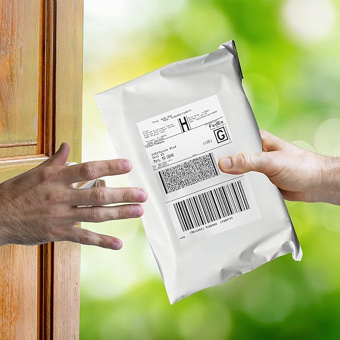 Colored Poly Mailers Pack of: (White, 7.5" x 10.5" pack of 200) Be creative with your packaging with Colored mailers