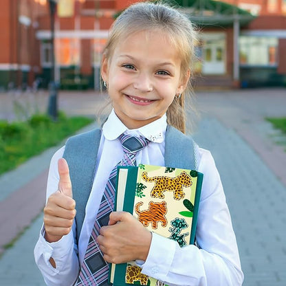 Safari Animal Sticky Notes Set, 550 Sheets, Wild Animal Self-Stick Note Pads Jungle Zoo Animal Writing Memo Pads Page Marker Student Classroom Back to School Office Supplies Small Gift