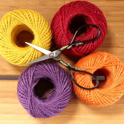 JubileeYarn Scrollwork Embroidery Craft Scissors - Black - 10 Scissors