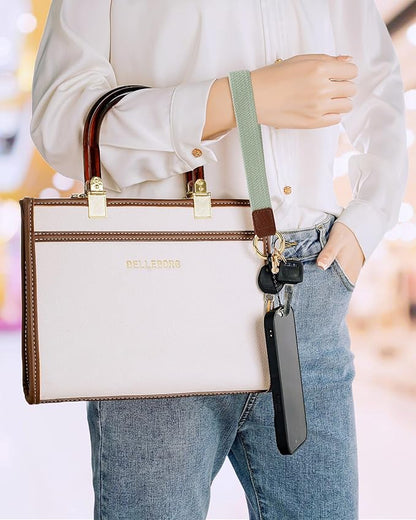 Wristlet Keychain for Women Stretchy Wrist Keychain Lanyard for Phone Case Wallet Id Card Badges (Standard - Sage Green)