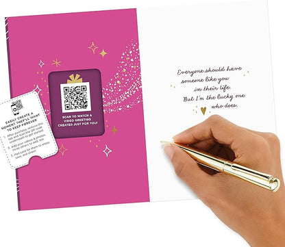 Hallmark Personalized Video Love Card-Romantic Birthday, Anniversary, Sweetest Day-Love You (Record Your Own Video Greeting)